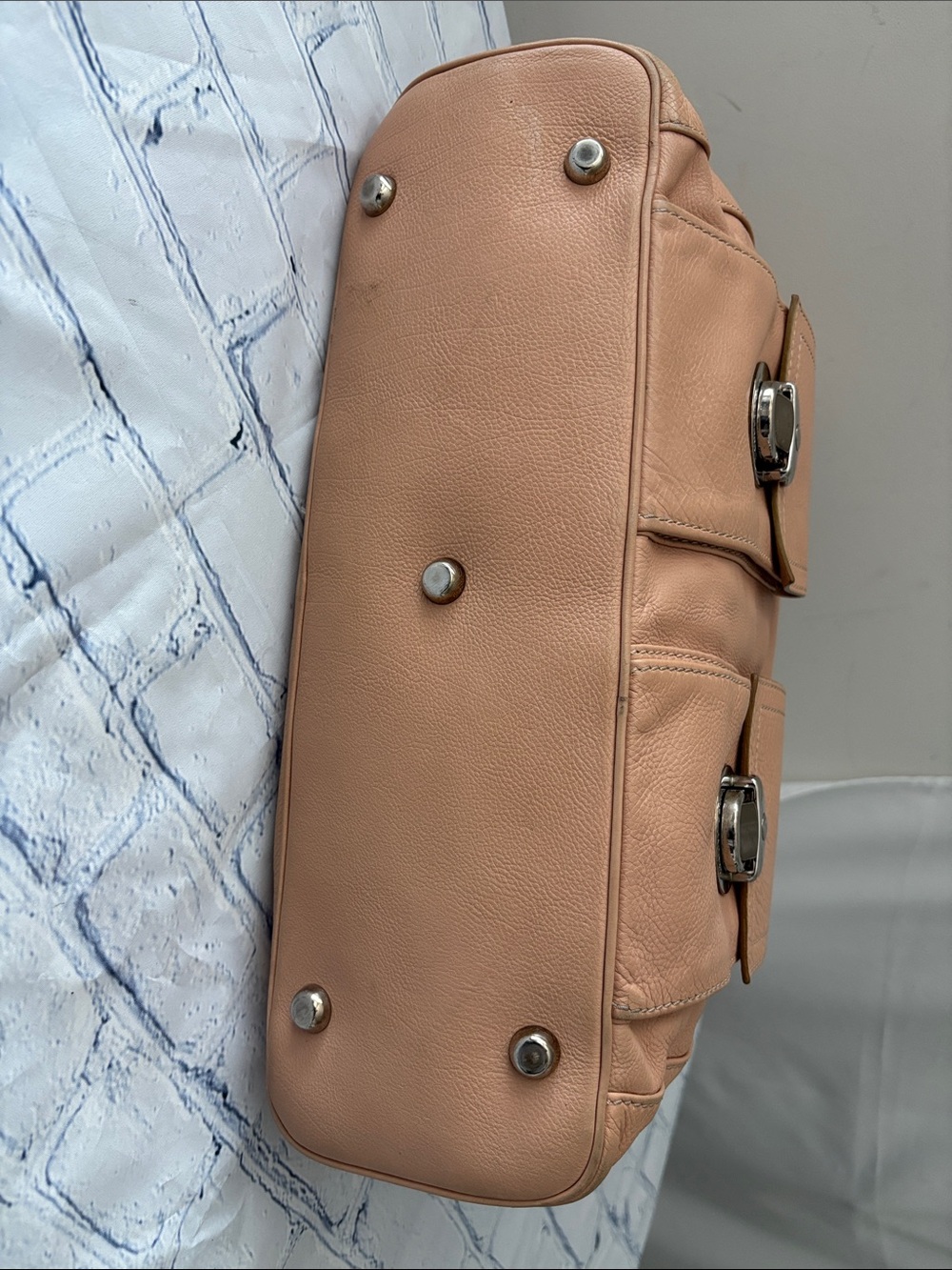 Vintage Marc Jacobs Collection Leather Tote Bag Suede Lining Made in Italy - Picture 5 of 16